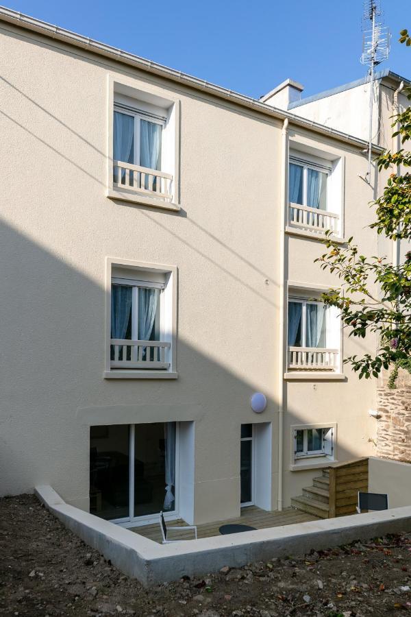 Le Belem : Chambre Spacieuse Avec Sdb Privative, Cuisine Et Salon Partages, Terrasse, Proche Facs Et Centre Brest Buitenkant foto