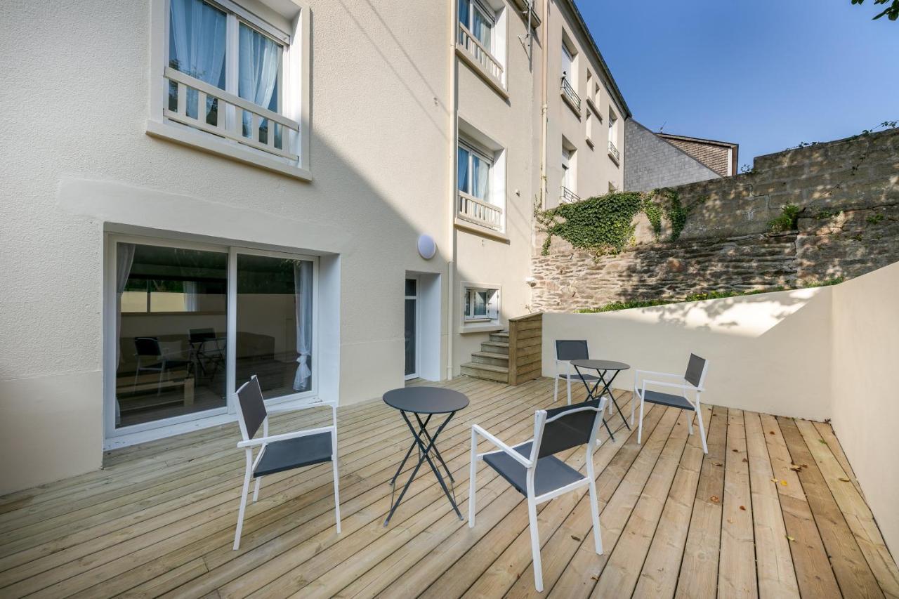Le Belem : Chambre Spacieuse Avec Sdb Privative, Cuisine Et Salon Partages, Terrasse, Proche Facs Et Centre Brest Buitenkant foto